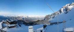 Archiv Foto Webcam Axams: Blick vom Birgitzköpflhaus 13:00