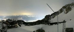 Archiv Foto Webcam Axams: Blick vom Birgitzköpflhaus 19:00