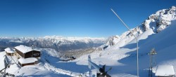 Archiv Foto Webcam Axams: Blick vom Birgitzköpflhaus 13:00