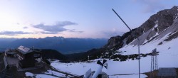 Archiv Foto Webcam Axams: Blick vom Birgitzköpflhaus 19:00