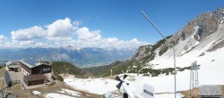 Archiv Foto Webcam Axams: Blick vom Birgitzköpflhaus 13:00