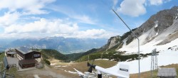 Archiv Foto Webcam Axams: Blick vom Birgitzköpflhaus 13:00