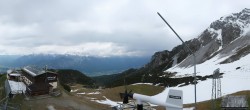 Archiv Foto Webcam Axams: Blick vom Birgitzköpflhaus 13:00