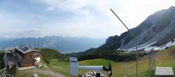 Archiv Foto Webcam Axams: Blick vom Birgitzköpflhaus 07:00