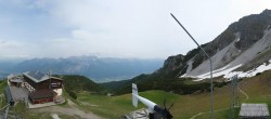 Archiv Foto Webcam Axams: Blick vom Birgitzköpflhaus 09:00