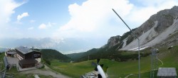 Archiv Foto Webcam Axams: Blick vom Birgitzköpflhaus 13:00