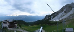 Archiv Foto Webcam Axams: Blick vom Birgitzköpflhaus 19:00