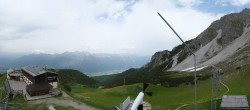 Archiv Foto Webcam Axams: Blick vom Birgitzköpflhaus 13:00