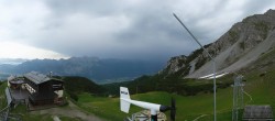 Archiv Foto Webcam Axams: Blick vom Birgitzköpflhaus 15:00