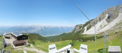 Archiv Foto Webcam Axams: Blick vom Birgitzköpflhaus 13:00
