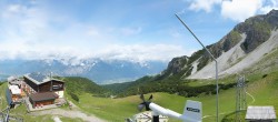 Archiv Foto Webcam Axams: Blick vom Birgitzköpflhaus 11:00