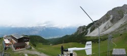Archiv Foto Webcam Axams: Blick vom Birgitzköpflhaus 13:00