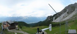 Archiv Foto Webcam Axams: Blick vom Birgitzköpflhaus 15:00