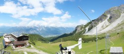 Archiv Foto Webcam Axams: Blick vom Birgitzköpflhaus 13:00