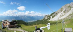 Archiv Foto Webcam Axams: Blick vom Birgitzköpflhaus 15:00
