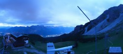 Archiv Foto Webcam Axams: Blick vom Birgitzköpflhaus 03:00