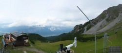 Archiv Foto Webcam Axams: Blick vom Birgitzköpflhaus 15:00