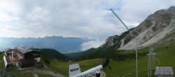 Archiv Foto Webcam Axams: Blick vom Birgitzköpflhaus 17:00