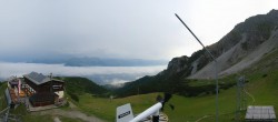 Archiv Foto Webcam Axams: Blick vom Birgitzköpflhaus 05:00