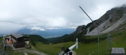 Archiv Foto Webcam Axams: Blick vom Birgitzköpflhaus 15:00