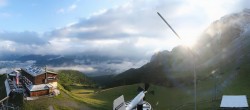 Archiv Foto Webcam Axams: Blick vom Birgitzköpflhaus 05:00