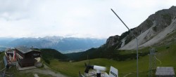 Archiv Foto Webcam Axams: Blick vom Birgitzköpflhaus 13:00