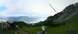 Archiv Foto Webcam Axams: Blick vom Birgitzköpflhaus 01:00