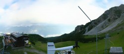 Archiv Foto Webcam Axams: Blick vom Birgitzköpflhaus 23:00