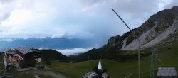 Archived image Webcam Axams: View Birgitzköpflhaus 19:00