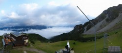 Archiv Foto Webcam Axams: Blick vom Birgitzköpflhaus 05:00