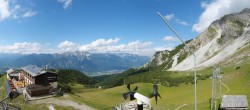 Archiv Foto Webcam Axams: Blick vom Birgitzköpflhaus 15:00