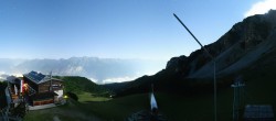 Archiv Foto Webcam Axams: Blick vom Birgitzköpflhaus 01:00