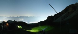 Archiv Foto Webcam Axams: Blick vom Birgitzköpflhaus 23:00