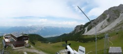 Archiv Foto Webcam Axams: Blick vom Birgitzköpflhaus 13:00
