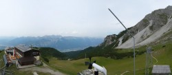 Archiv Foto Webcam Axams: Blick vom Birgitzköpflhaus 15:00