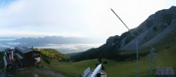 Archiv Foto Webcam Axams: Blick vom Birgitzköpflhaus 05:00