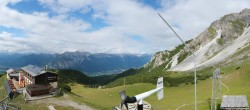 Archiv Foto Webcam Axams: Blick vom Birgitzköpflhaus 15:00