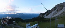 Archiv Foto Webcam Axams: Blick vom Birgitzköpflhaus 19:00