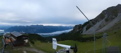 Archiv Foto Webcam Axams: Blick vom Birgitzköpflhaus 05:00