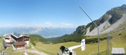 Archiv Foto Webcam Axams: Blick vom Birgitzköpflhaus 11:00