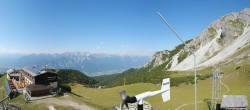 Archiv Foto Webcam Axams: Blick vom Birgitzköpflhaus 15:00