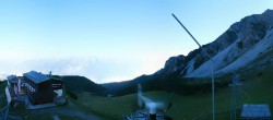 Archiv Foto Webcam Axams: Blick vom Birgitzköpflhaus 21:00