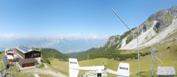 Archiv Foto Webcam Axams: Blick vom Birgitzköpflhaus 13:00