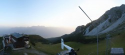 Archiv Foto Webcam Axams: Blick vom Birgitzköpflhaus 05:00