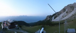 Archiv Foto Webcam Axams: Blick vom Birgitzköpflhaus 19:00