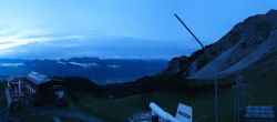 Archiv Foto Webcam Axams: Blick vom Birgitzköpflhaus 19:00