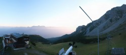 Archiv Foto Webcam Axams: Blick vom Birgitzköpflhaus 05:00