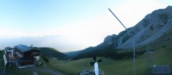 Archiv Foto Webcam Axams: Blick vom Birgitzköpflhaus 06:00