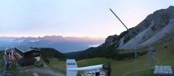 Archiv Foto Webcam Axams: Blick vom Birgitzköpflhaus 03:00