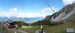 Archiv Foto Webcam Axams: Blick vom Birgitzköpflhaus 13:00